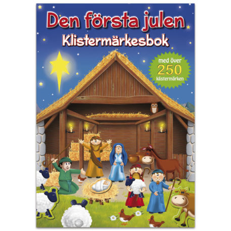Klistermärkesbok - Den första Julen