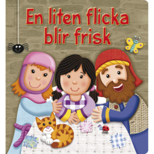 En liten flicka blir frisk
