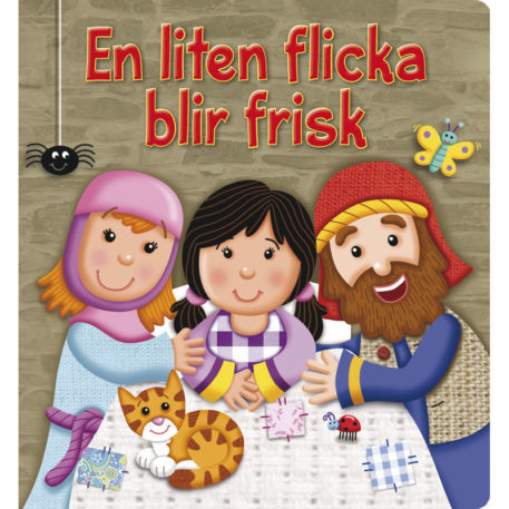 En liten flicka blir frisk