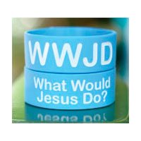 Silikonarmband - WWJD