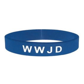 Silikonarmband WWJD