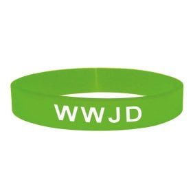 Silikonarmband WWJD