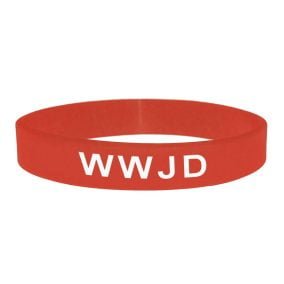 Silikonarmband WWJD