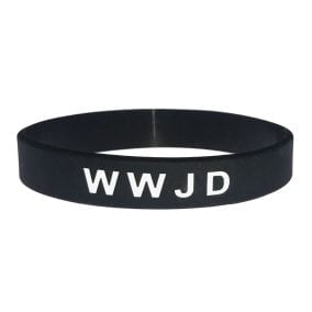 Silikonarmband WWJD