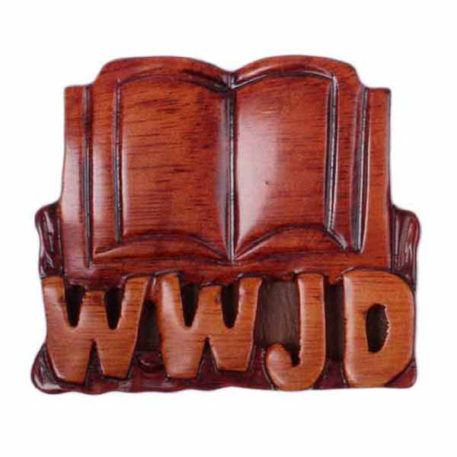Trämagnet - WWJD