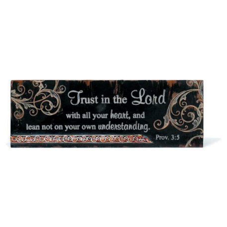 Bordstavla - Trust in the Lord