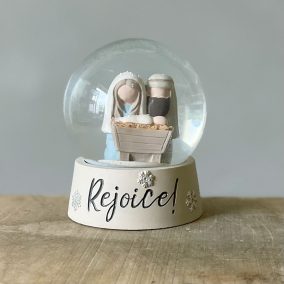 pe13141 - Snöglob med julkrubba