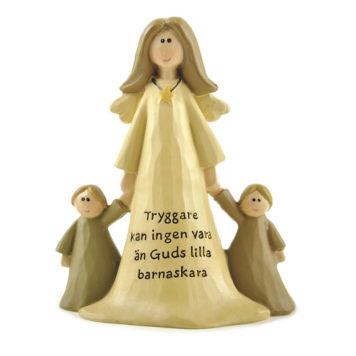 Ängel med 2 barn - Trygg