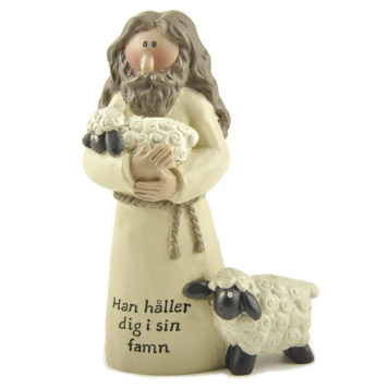 Jesus med lamm - Han håller dig i sin famn