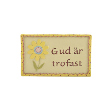 Väggtavla - Gud är trofast